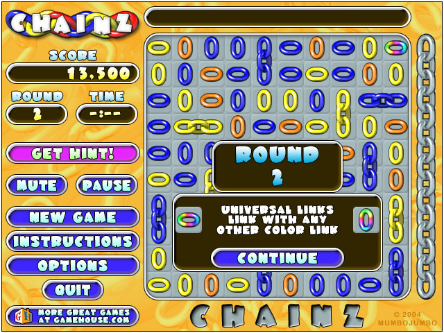 Chainz (Windows) screenshot: Begin of Level 2