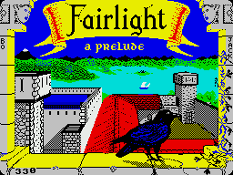 Fairlight (ZX Spectrum) screenshot: Title screen