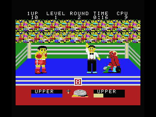 Champion Boxing (MSX) screenshot: Will he get up again?