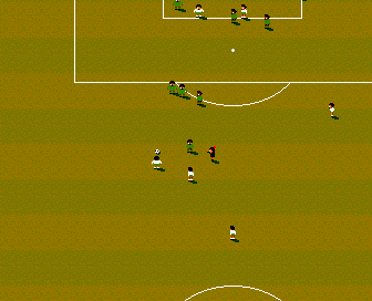 International Sensible Soccer (Amiga) screenshot: Penalty card from the referee