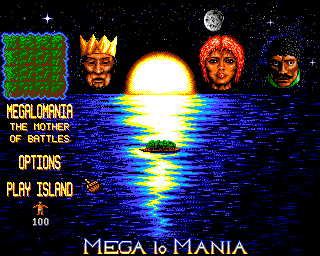 Mega lo Mania (Amiga) screenshot: Getting ready for the Mother of All Battles.