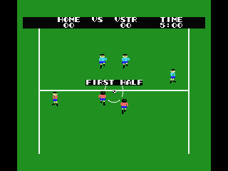 Champion Soccer (MSX) screenshot: The Kick off
