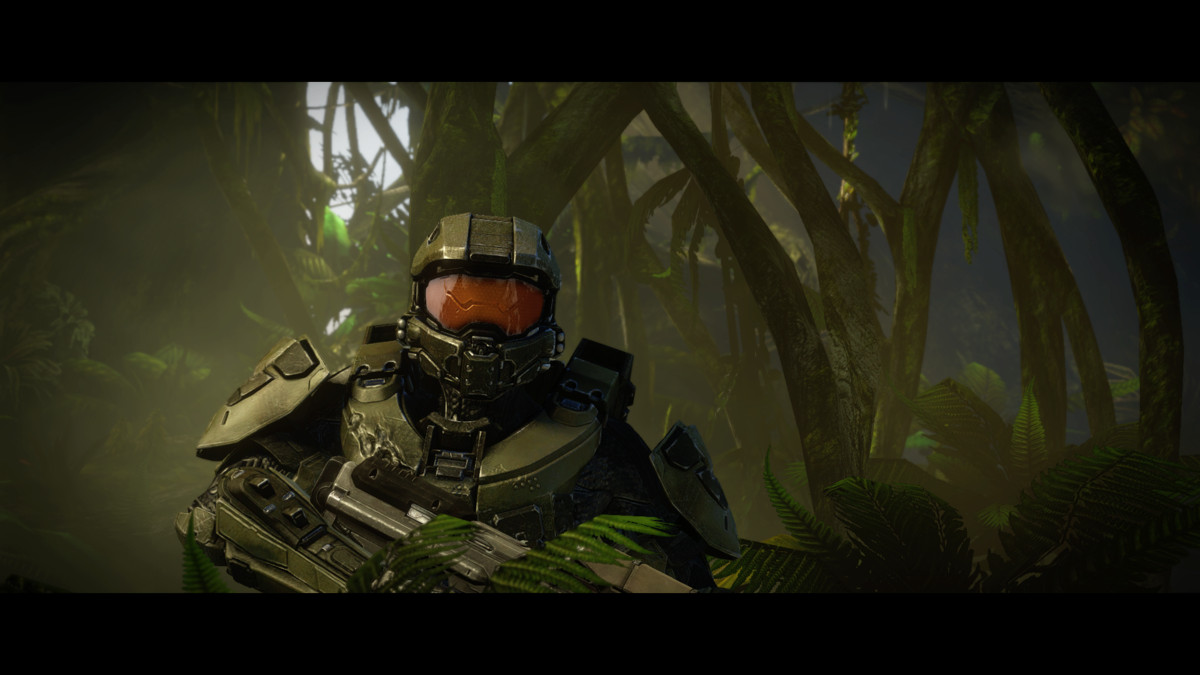 Halo: The Master Chief Collection (Xbox One) screenshot: Halo 4 - The cutscenes from Halo 4 are completely the same.
