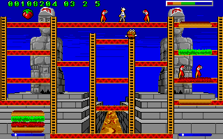 Burger Man (Amiga) screenshot: No escape