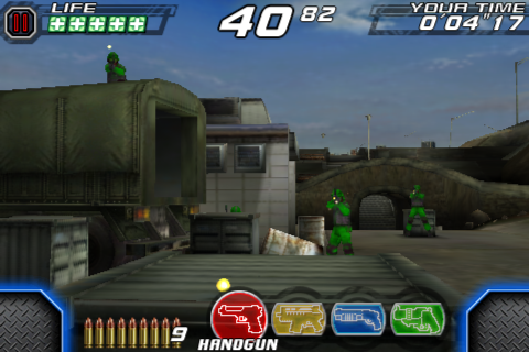 Time Crisis: 2nd Strike (iPhone) screenshot: Start of the second mission