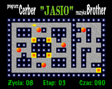 Jasio (Amiga) screenshot: Level 3