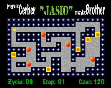 Jasio (Amiga) screenshot: Level 1