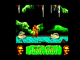 Altered Beast (Amstrad CPC) screenshot: Stage 2