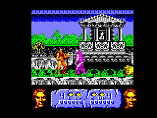Altered Beast (Amstrad CPC) screenshot: Stage 1