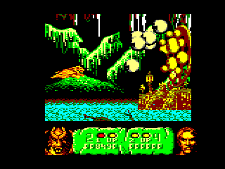 Altered Beast (Amstrad CPC) screenshot: Second Boss