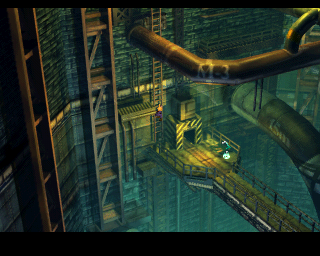 Final Fantasy VII (PlayStation) screenshot: Your best friend in console RPGs: a save point