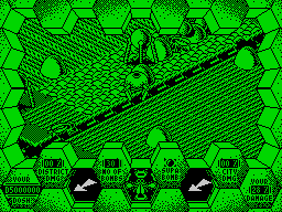 Amaurote (ZX Spectrum) screenshot: Squash the ants