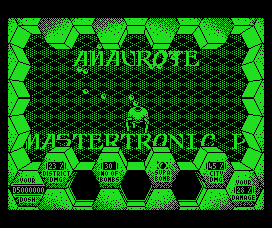 Amaurote (MSX) screenshot: Title screen