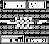 Kwirk (Game Boy) screenshot: Don't block your own way