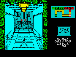 Contra (ZX Spectrum) screenshot: Duck!