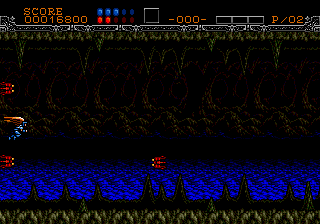 Wings of Wor (Genesis) screenshot: It's behind you!