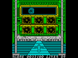 Contra (ZX Spectrum) screenshot: Short life.