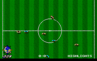 Match of the Day (Atari ST) screenshot: Midfield