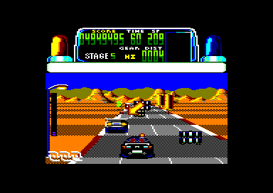 Chase H.Q. (Amstrad CPC) screenshot: Fifth suspect