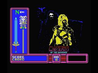 Masters of the Universe: The Movie (MSX) screenshot: Intro screen