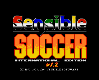 International Sensible Soccer (Amiga CD32) screenshot: Title screen