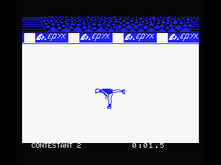 Winter Games (MSX) screenshot: Free figure skating