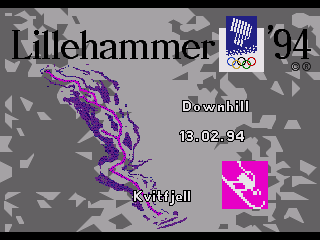 Winter Olympics: Lillehammer '94 (Genesis) screenshot: Event description