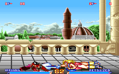 Screenshot of Blandia (Arcade, 1992) - MobyGames