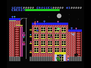 Chiller (MSX) screenshot: The Getto