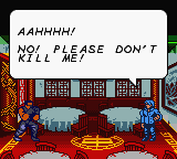 Blade (Game Boy Color) screenshot: A cutscene in Chinatown