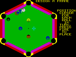 Angle Ball (ZX Spectrum) screenshot: Experimenting