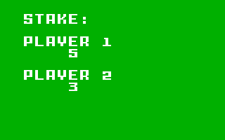 Las Vegas Roulette (Intellivision) screenshot: Setting up some player options