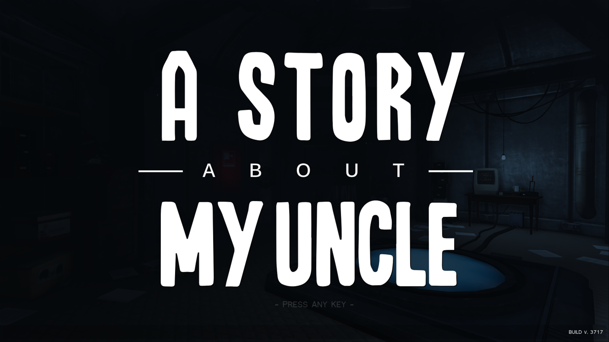 A Story About My Uncle (Windows) screenshot: Title screen