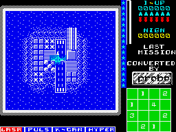 Last Mission (ZX Spectrum) screenshot: Game start