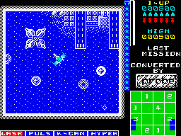 Last Mission (ZX Spectrum) screenshot: This thing releases powerups