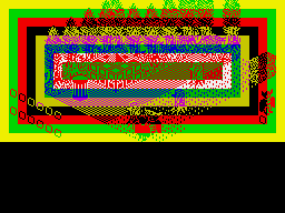 Wolfan (ZX Spectrum) screenshot: Game over sequence