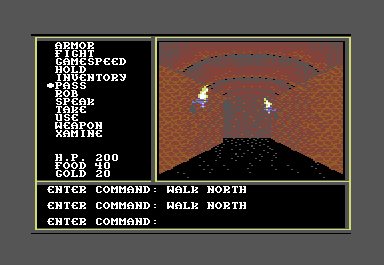 Legacy of the Ancients (Commodore 64) screenshot: ... in an intergalactic museum.
