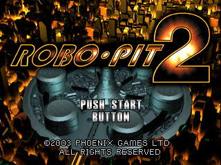 Robo-Pit 2 (PlayStation) screenshot: Title screen