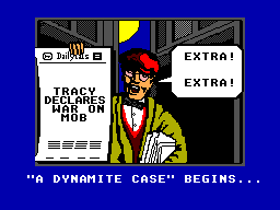 Dick Tracy (SEGA Master System) screenshot: Intro