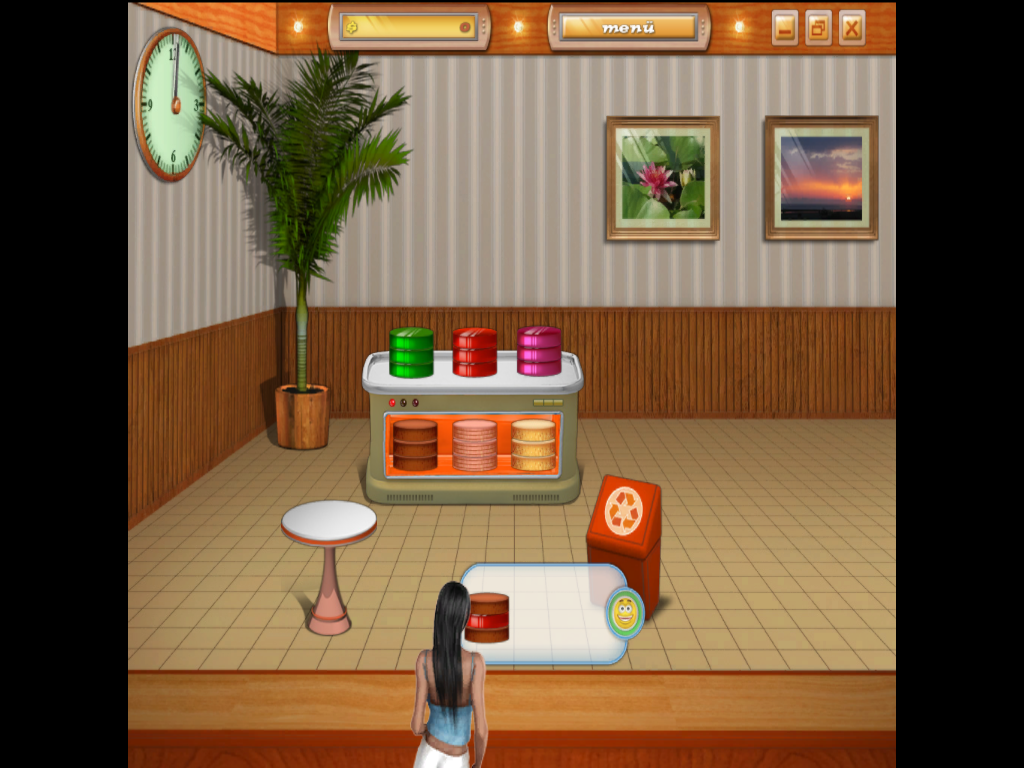 Cake Shop (Windows) screenshot: The orders are shown in picture form