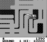 Dig Dug (Game Boy) screenshot: Or you will loose.