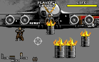 Die Hard 2: Die Harder (Amiga) screenshot: General's plane