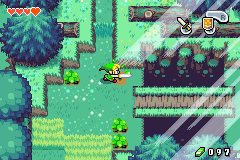The Legend of Zelda: The Minish Cap (Game Boy Advance) screenshot: The Minish Woods