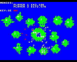 Islandia (BBC Micro) screenshot: Game over, the winner is...