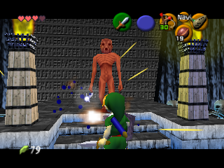The Legend of Zelda: Ocarina of Time (Nintendo 64) screenshot: Scary re-dead