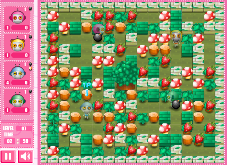 Screenshot of Bomb It (Browser, 2006) MobyGames