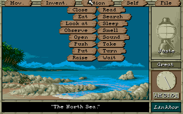 Maupiti Island (Atari ST) screenshot: