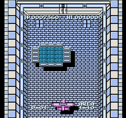 Screenshot Of Crackout (NES, 1986) - MobyGames