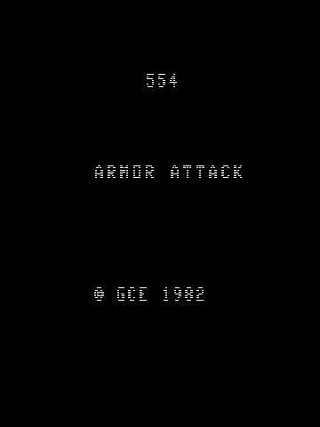 Armor Attack (Vectrex) screenshot: Armor Attack