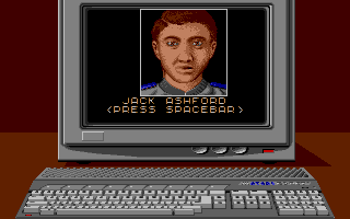 Snow Strike (Atari ST) screenshot: Choose your co-pilot.